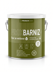 FROX BARNIZ+ — Полиуретанов лак за мебели, на водна основа (FR 6366)